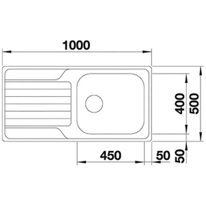SUDOPER BLANCO DINAS XL 6 S INOX 18 10, BEZ DALJ.UPR.524254 1 (za povećanje klikni na sliku)