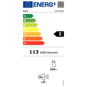 HLADNJAK BOSCH KSV33NWEP (za povećanje klikni na sliku)